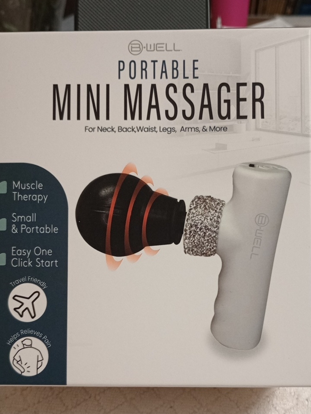 Portable Mini Massager - White